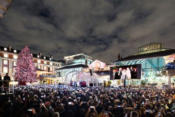 Covent Garden Christmas Lights Switch On 1