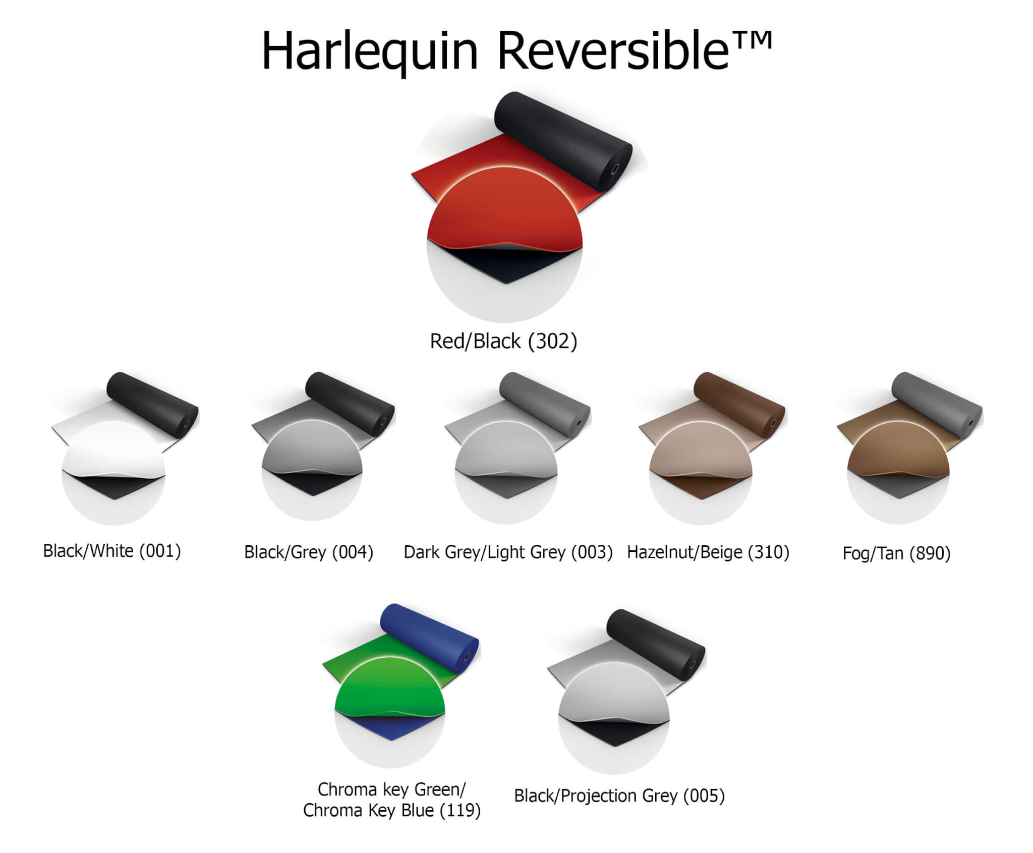 Harlequin Reversible range 1