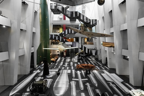 History of Bombs at the Imperial War Museum's atrium. Author: Ai Weiwei