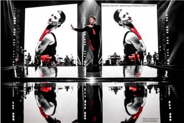 Photo courtesy of Christie Goodwin Olly Murs Black and Red USE COLLATERAL WEBSITE EMAILS UNTIL 22.3.18