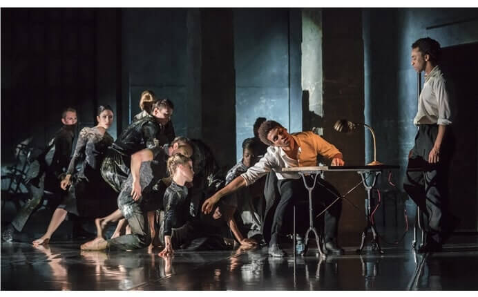 Rambert Life is a Dream. Liam Francis and Rambert Dancers. © Johan Persson 1