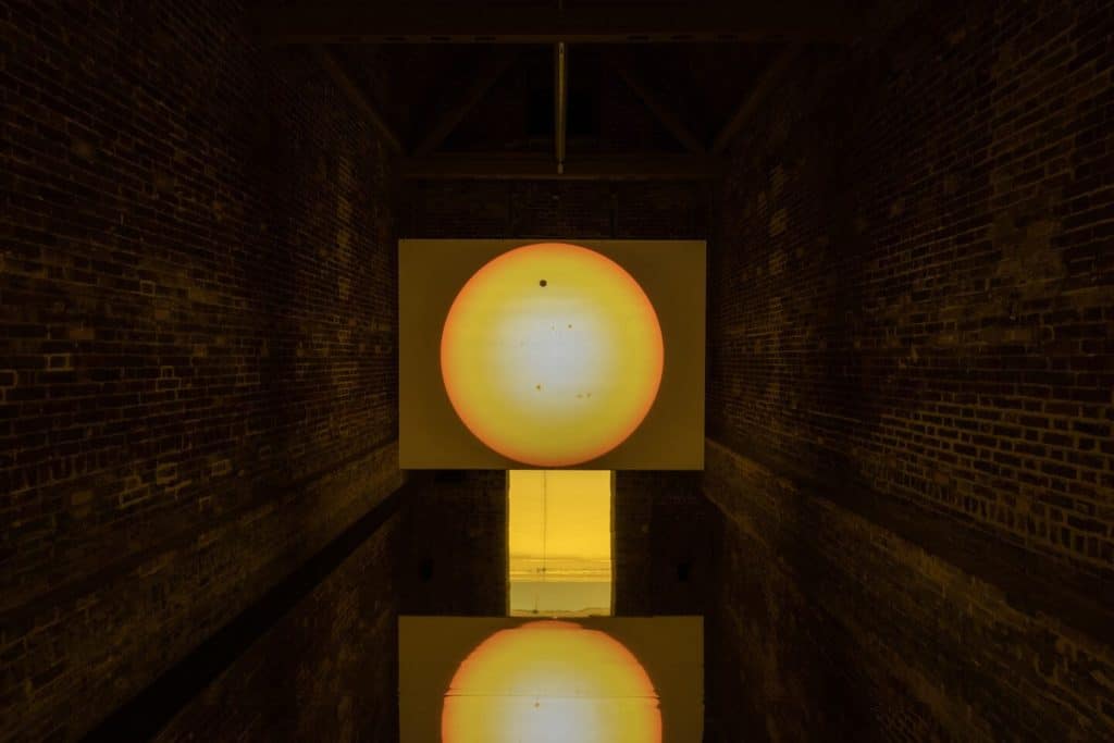 Serpentine Gallery on venus install