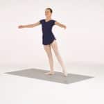 Harlequin Dance Practice Mat