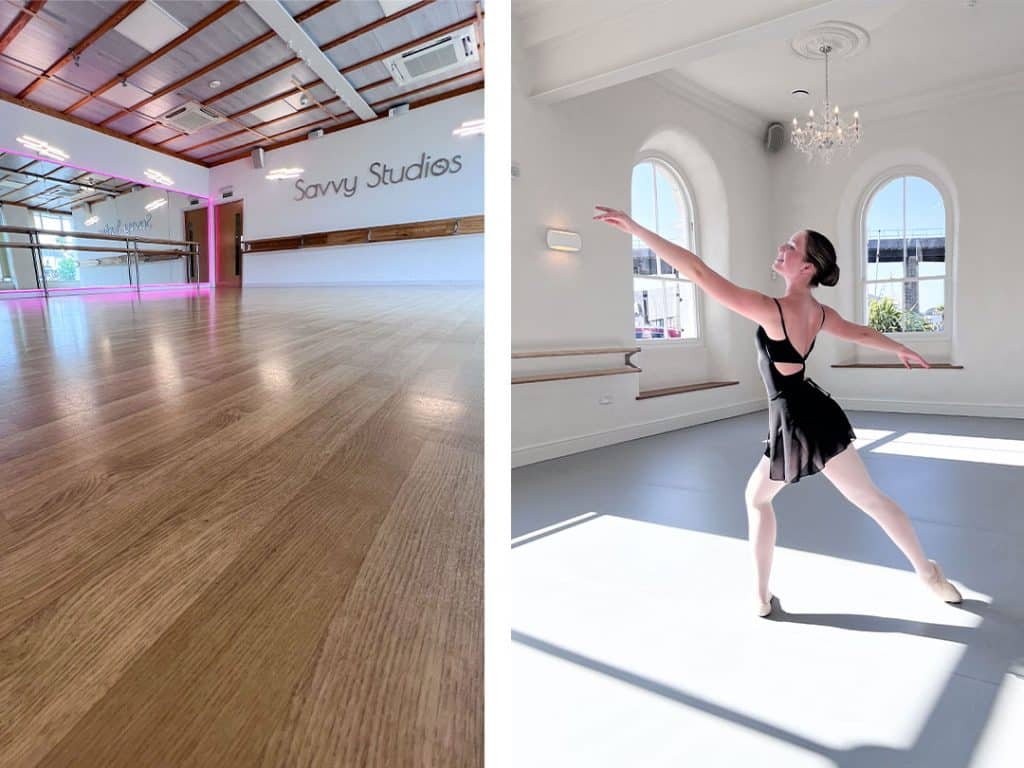  Savvy Studios Opens Its Third Dance Studio in Cornwall with Harlequin Floors