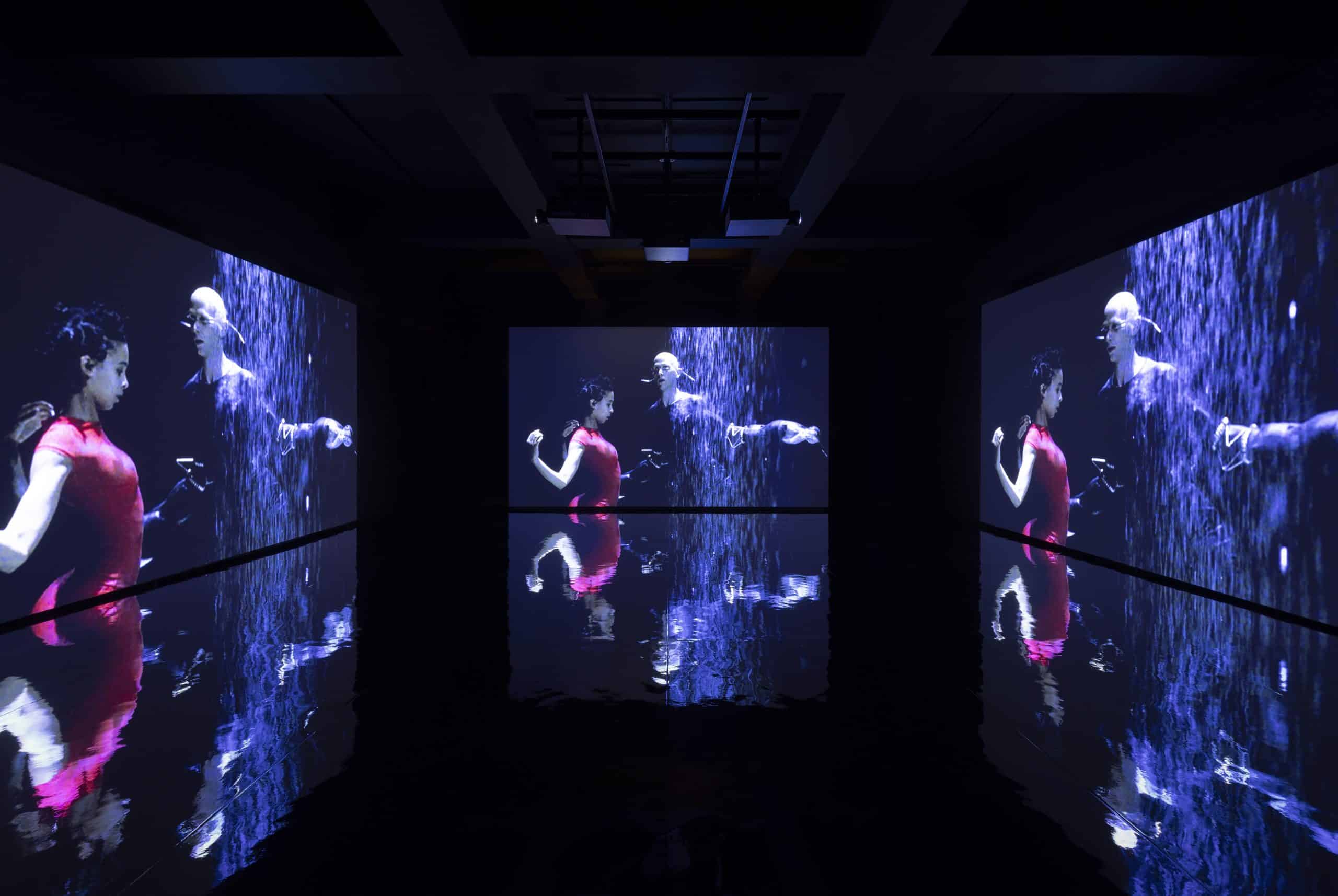Installation view of Chrysalis 2023 Olivier Megaton Wayne McGregor