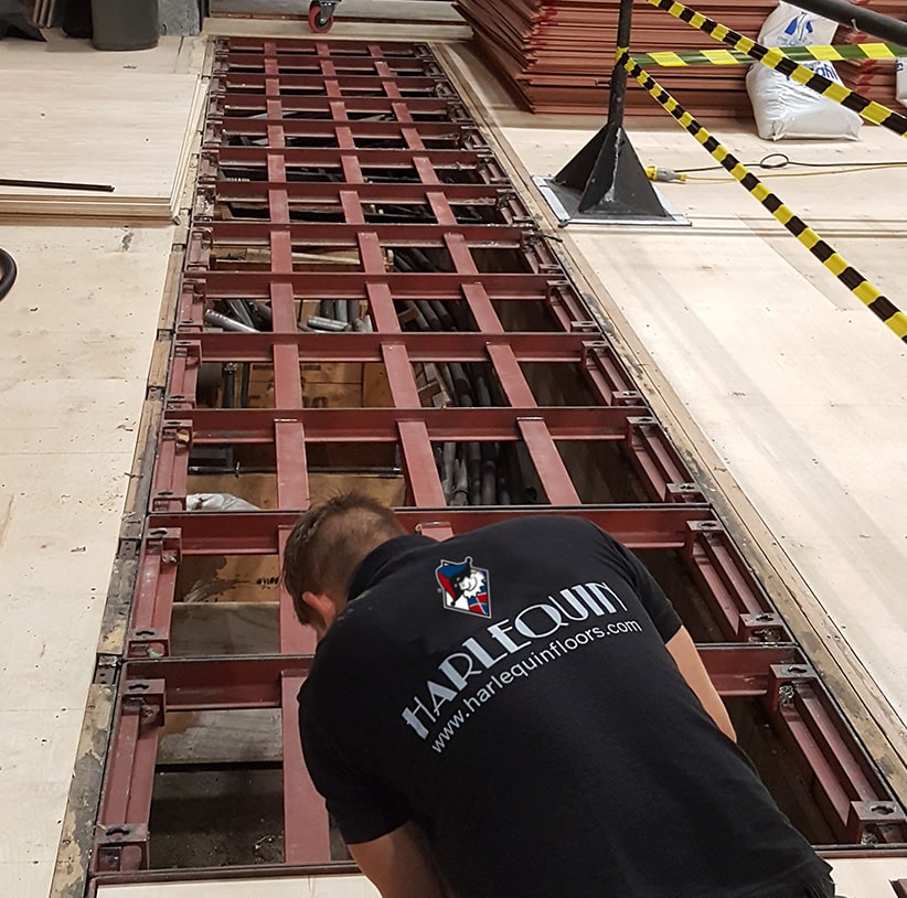 Harlequin Dance Floor Installation