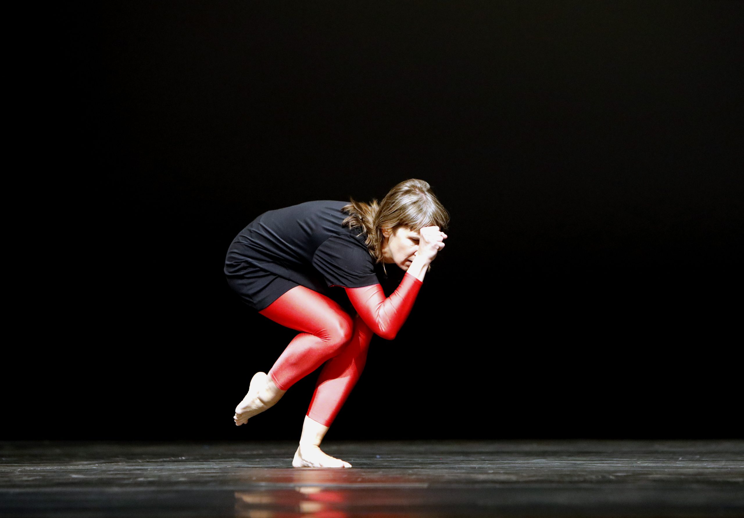 Antje Pfundtner tanzt auf Harlequin Liberty und Harlequin Cascade